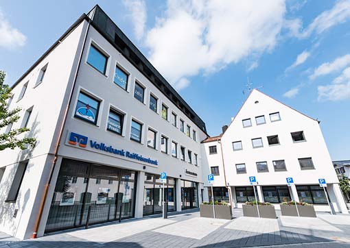 Meine Volksbank Raiffeisenbank eG, Geschäftsstelle Bad Aibling und Ärztehaus