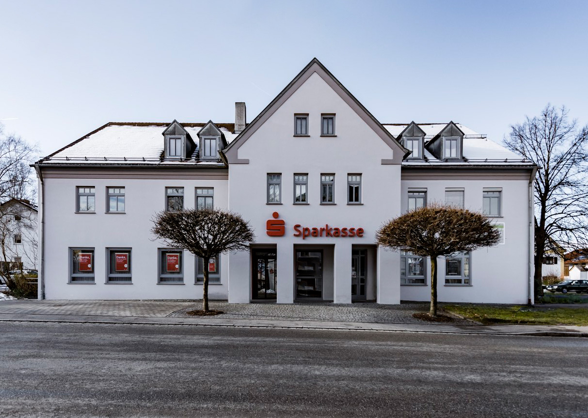 Objektdesign Bankeinrichtung SPK Wasserburg am Inn Edling-Zangerl 